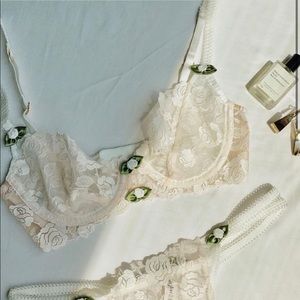 For Love And Lemons Sweetheart Lace Bra